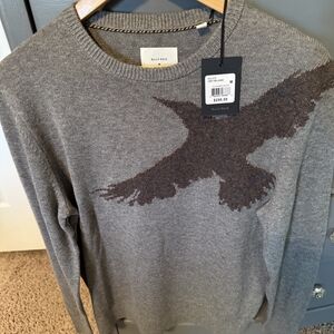 Billy & Reid- Men’s size medium grey melange sweater. New with tags.